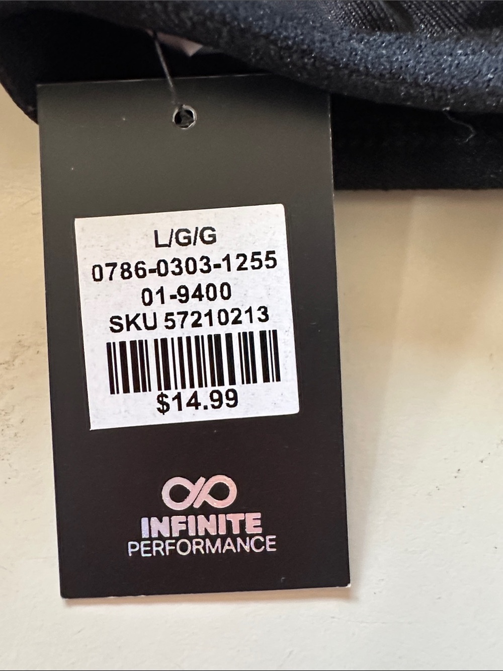 Infinity Raine Black Racerback Sports Bralette - Picture 5 of 5